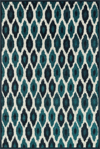 Loloi Catalina HCF03 Peacock / Ivory Area Rug main image