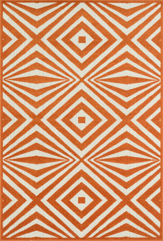 Loloi Catalina HCF04 Orange / Ivory Area Rug Main