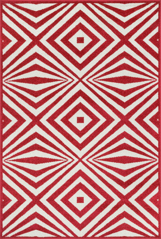 Loloi Catalina HCF04 Red / Ivory Area Rug main image