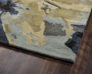 Rizzy Highland HD2840 Navy/Blue Area Rug Corner Shot