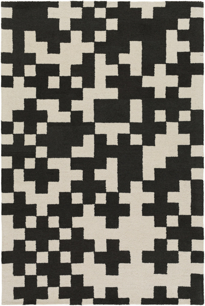 Artistic Weavers Hilda Beatrix Onyx Black/Ivory Area Rug main image