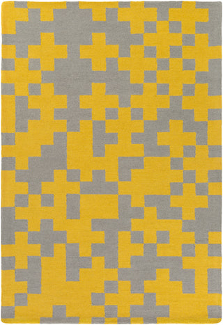 Artistic Weavers Hilda Beatrix Sunflower/Gray Area Rug main image