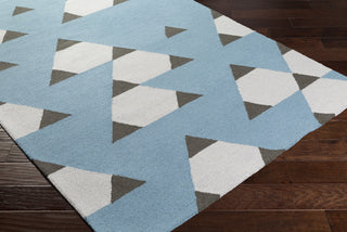 Artistic Weavers Hilda Brigitte Denim Blue/Onyx Black Area Rug Corner Shot
