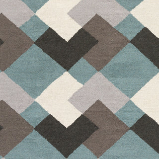 Artistic Weavers Hilda Celia Turquoise/Charcoal Area Rug Swatch