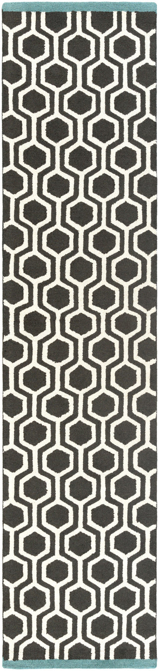 Artistic Weavers Hilda Eva Teal/Onyx Black Area Rug Runner