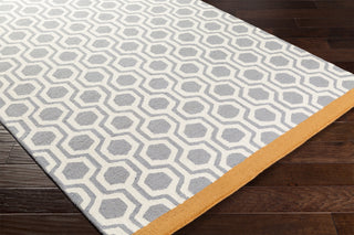 Artistic Weavers Hilda Eva Tangerine/Gray Area Rug Corner Shot