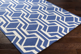 Artistic Weavers Hilda Gisele Royal Blue/Ivory Area Rug Corner Shot
