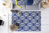 Artistic Weavers Hilda Gisele Royal Blue/Ivory Area Rug Room Scene