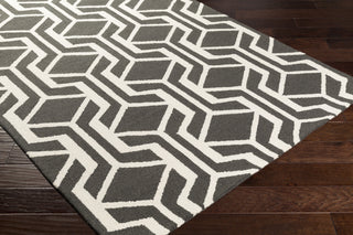 Artistic Weavers Hilda Gisele Onyx Black/Ivory Area Rug Corner Shot