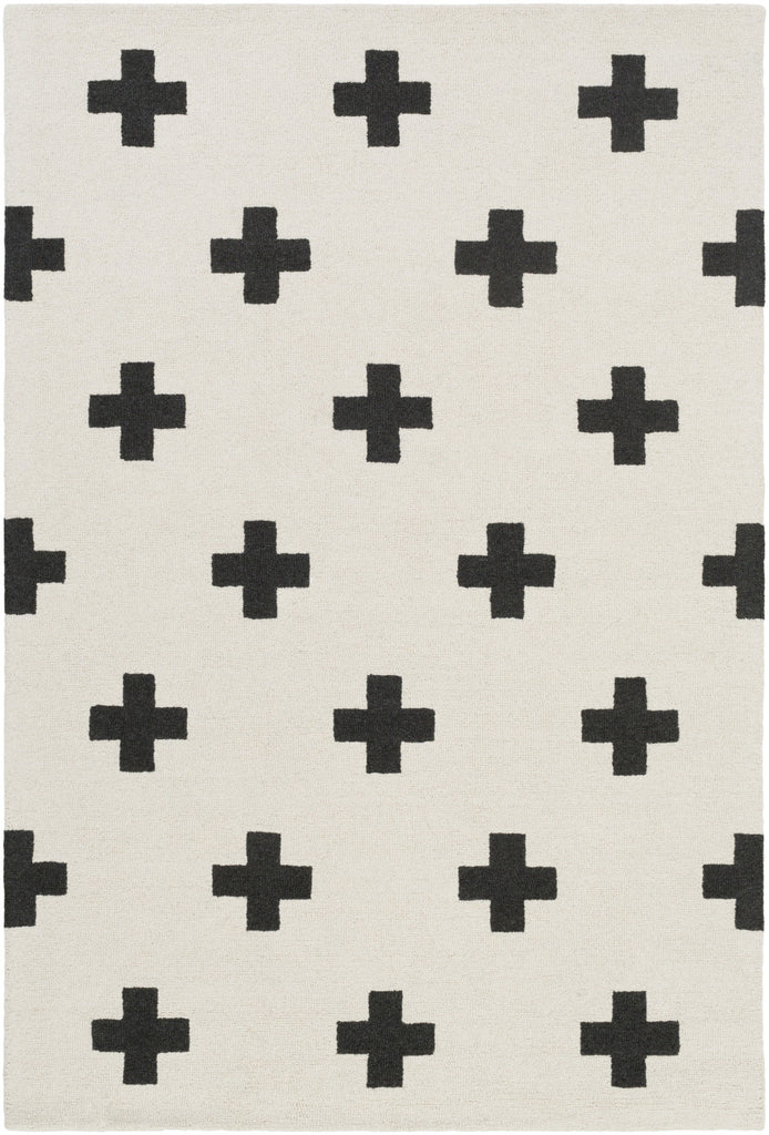 Artistic Weavers Hilda Monica Ivory/Onyx Black Area Rug main image