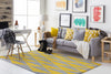 Artistic Weavers Hilda Sonja Sunflower/Gray Area Rug Room Scene