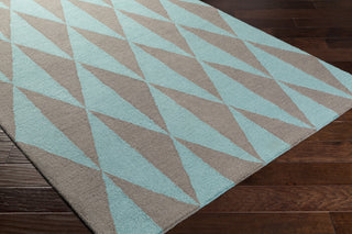 Artistic Weavers Hilda Sonja Turquoise/Taupe Area Rug Corner Shot