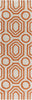 Surya Hudson Park HDP-2009 Burnt Orange Area Rug by angelo:HOME 2'6'' x 8' Runner