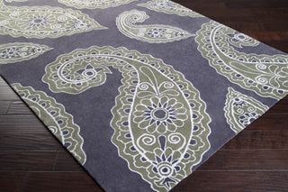 Surya Hudson Park HDP-2018 Charcoal Hand Tufted Area Rug by angelo:HOME Corner Shot