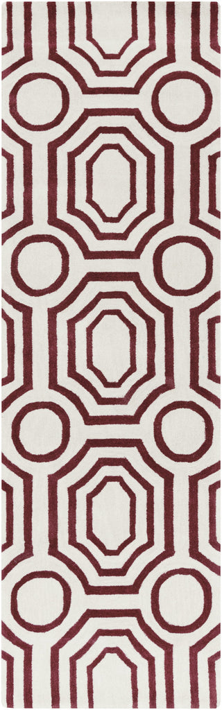 Surya Hudson Park HDP-2103 Burgundy Area Rug by angelo:HOME 2'6'' x 8' Runner