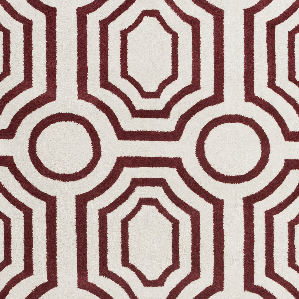 Surya Hudson Park HDP-2103 Burgundy Hand Tufted Area Rug by angelo:HOME Sample Swatch