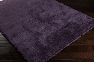 Surya Heaven HEA-8008 Eggplant Hand Woven Area Rug Corner Shot