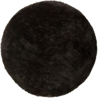 Surya Heaven HEA-8015 Black Area Rug 8' Round