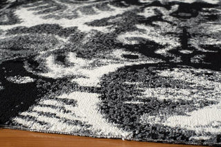 Momeni Heavenly HE-01 Grey Area Rug Corner Shot