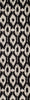 Momeni Heavenly HE-02 Black Area Rug Closeup
