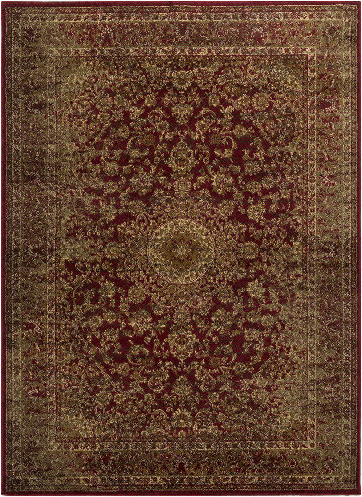 Surya Henre HEE-1006 Red/Neutral Area Rug main image