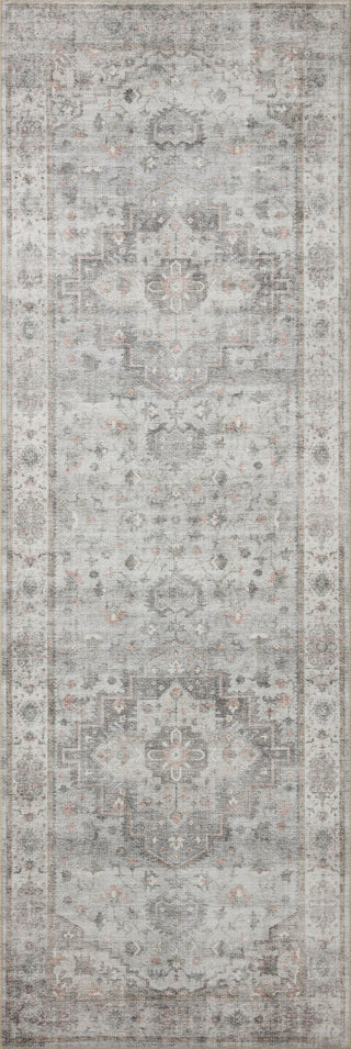 Loloi II Heidi HEI-02 Dove/Blush Area Rug 2'6''x7'6'' Runner 