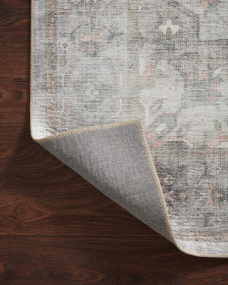 Loloi II Heidi HEI-02 Dove/Blush Area Rug Backing