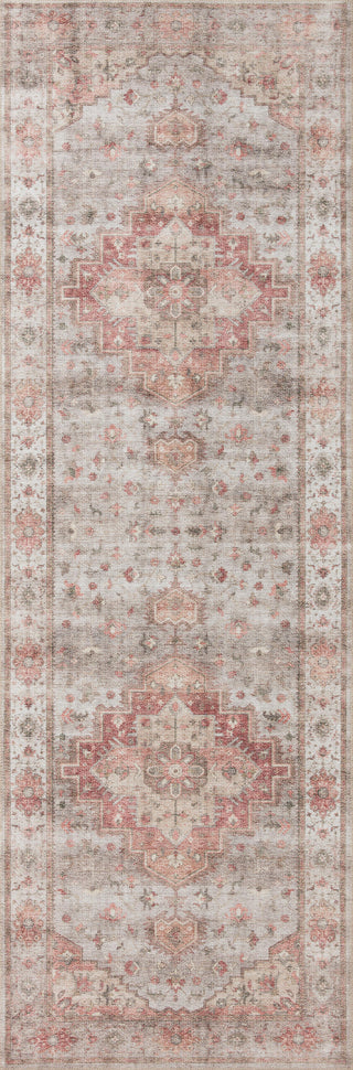 Loloi II Heidi HEI-02 Dove/Spice Area Rug 2'6''x 7'6'' Runner