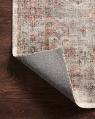 Loloi II Heidi HEI-02 Dove/Spice Area Rug Backing