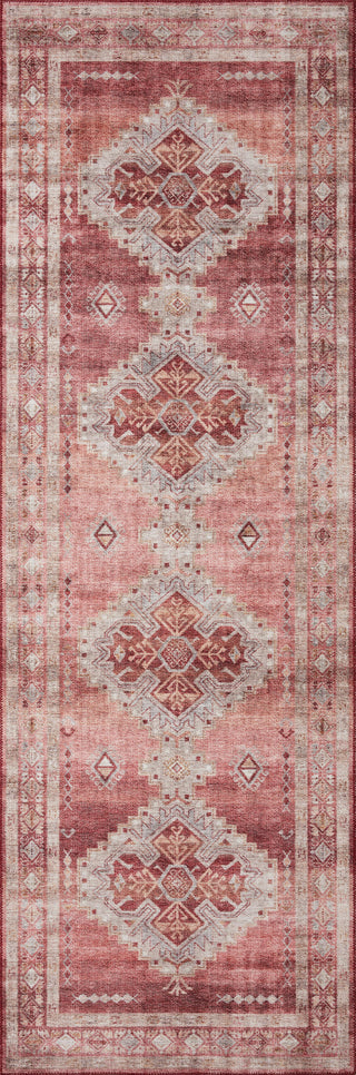 Loloi II Heidi HEI-03 Sunset/Natural Area Rug 2'6''x7'6'' Runner