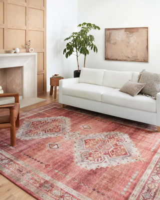 Loloi II Heidi HEI-03 Sunset/Natural Area Rug Room Scene Featured