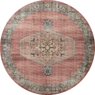 Loloi II Heidi HEI-05 Spice/Aqua Area Rug 7'6''x7'6'' Round