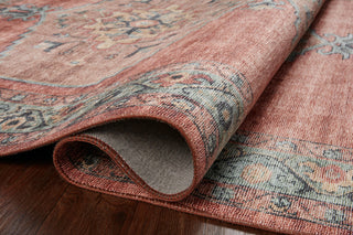 Loloi II Heidi HEI-05 Spice/Aqua Area Rug Rolled