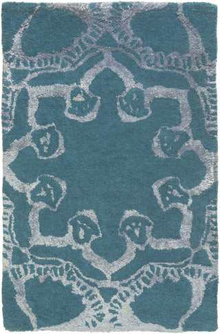 Surya Henna HEN-1003 Teal Area Rug 2' x 3'