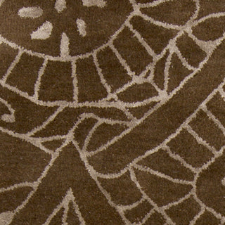 Surya Henna HEN-1004 Chocolate Hand Tufted Area Rug Sample Swatch