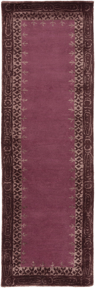 Surya Henna HEN-1008 Burgundy Area Rug 2'6'' x 8' Runner