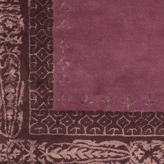 Surya Henna HEN-1008 Burgundy Hand Tufted Area Rug Sample Swatch