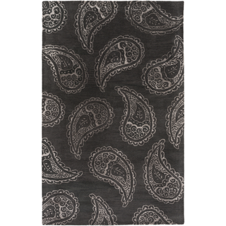 Surya Henna HEN-1013 Black Area Rug 5' x 8'