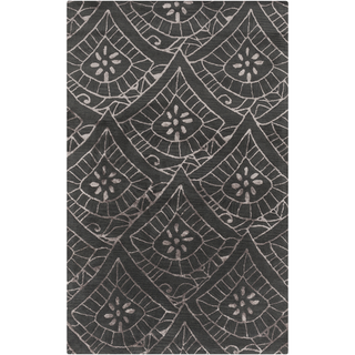 Surya Henna HEN-1016 Black Area Rug 5' x 8'