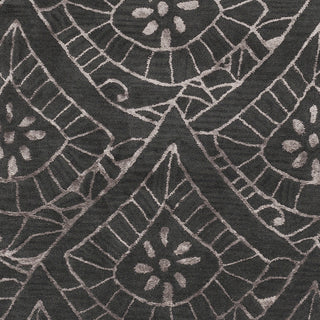 Surya Henna HEN-1016 Black Hand Tufted Area Rug Sample Swatch