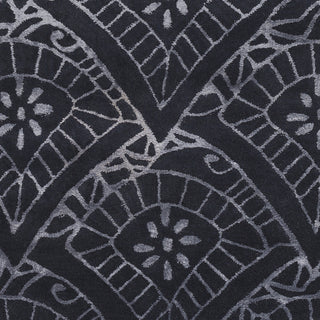 Surya Henna HEN-1017 Black Hand Tufted Area Rug Sample Swatch