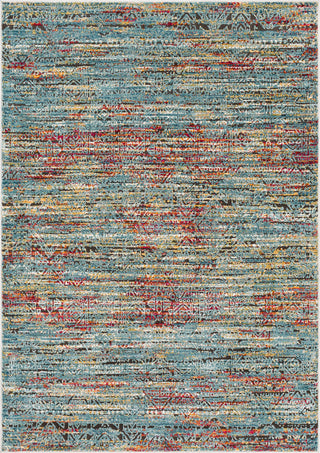 Surya Herati HER-2314 Aqua Bright Blue Orange Rust Pink Dark Red Butter Green Eggplant White Light Gray Black Area Rug Mirror main image