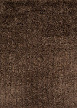 Loloi Hera Shag HG-01 Chocolate Area Rug main image