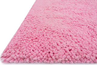 Loloi Hera Shag HG-01 Pink Area Rug Corner Shot