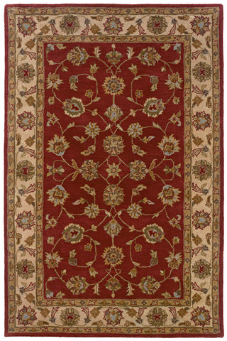 LR Resources Heritage 10114 Red/Ivory Hand Tufted Area Rug 9' X 12'9''