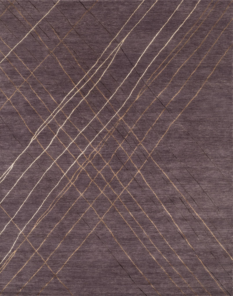 Loloi Hermitage HE-10 Plum Area Rug main image