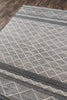 Momeni Hermosa HRM-2 Grey Area Rug Corner Image
