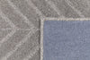 NuStory Essential Herringbone Gray Area Rug 