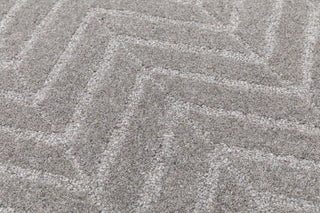 NuStory Essential Herringbone Gray Area Rug 