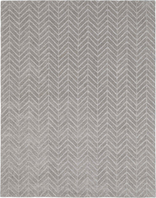 NuStory Essential Herringbone Gray Area Rug 